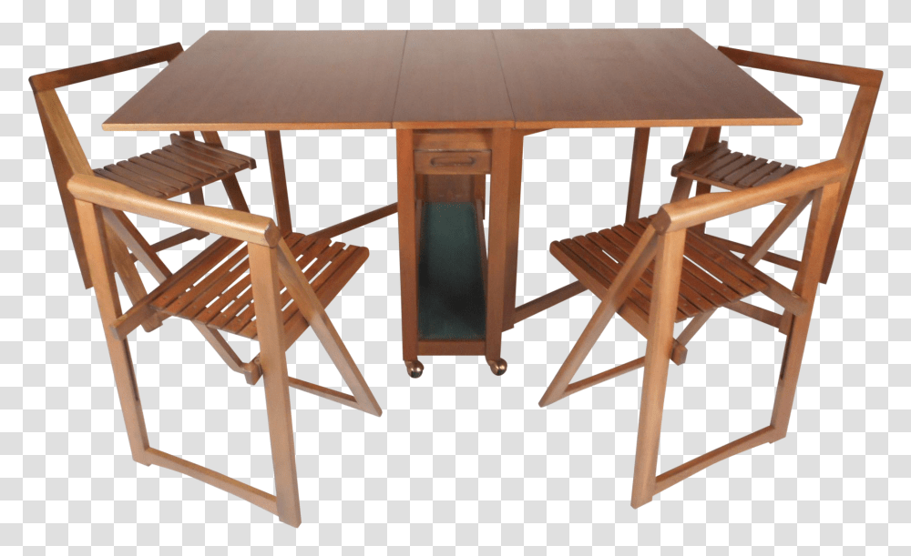 Drop Leaf Dining Table Set Wall Mounted Midcentury Drop Leaf Table, Furniture, Chair, Wood, Desk Transparent Png