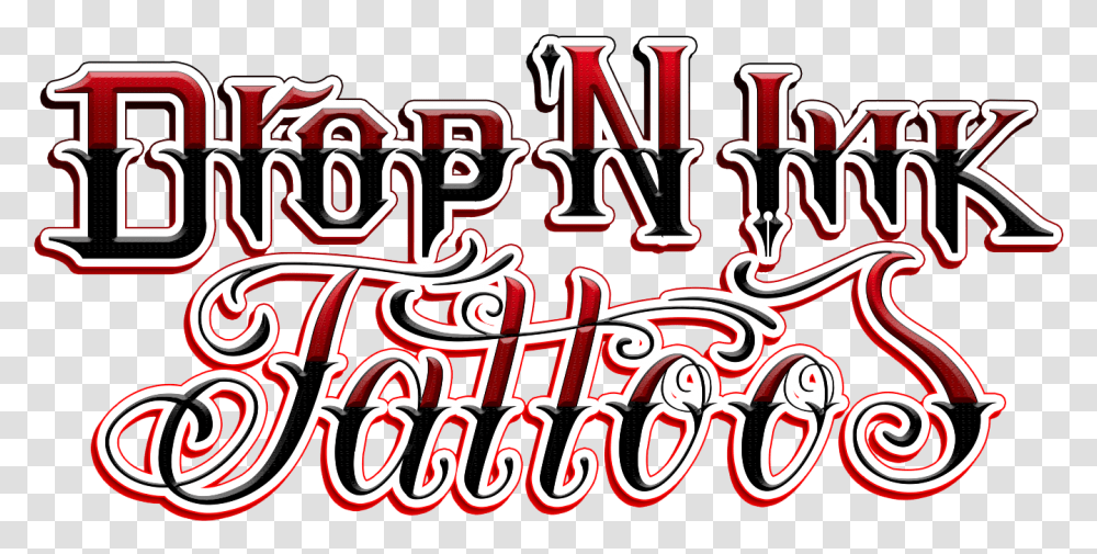 Drop N Ink Tattoos Dropped Tattoo Ink, Label, Alphabet, Word Transparent Png