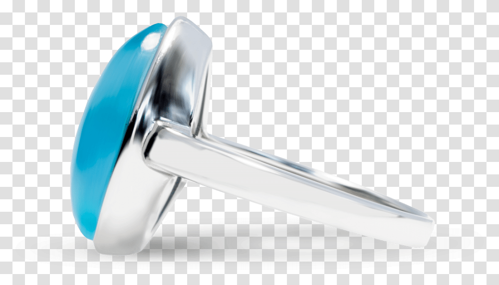Drop Of The Ocean Blue Ring Side View Ring, Sink Faucet, Handle, Blade, Weapon Transparent Png