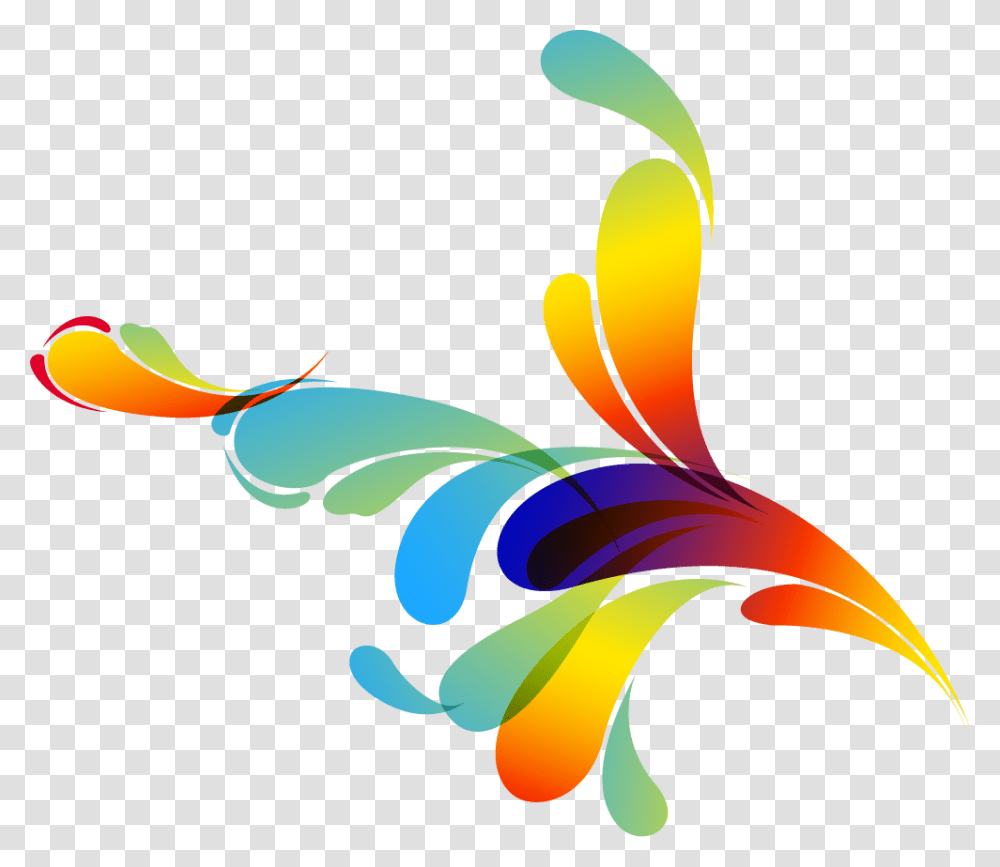 Drop Watercolor Graphic Design Hand Painted Colorful, Floral Design, Pattern Transparent Png