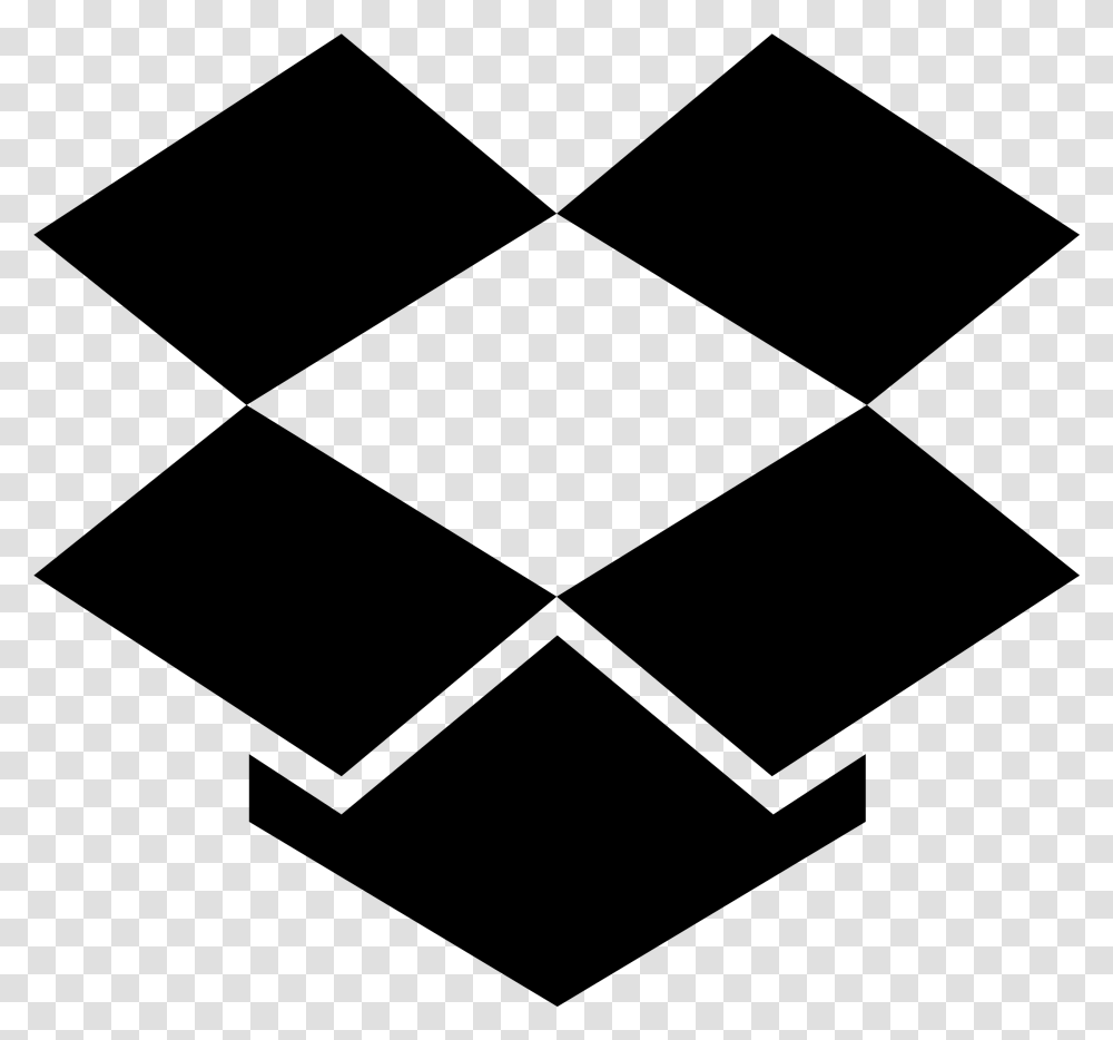 Dropbox Black And White Icon, Gray, World Of Warcraft Transparent Png