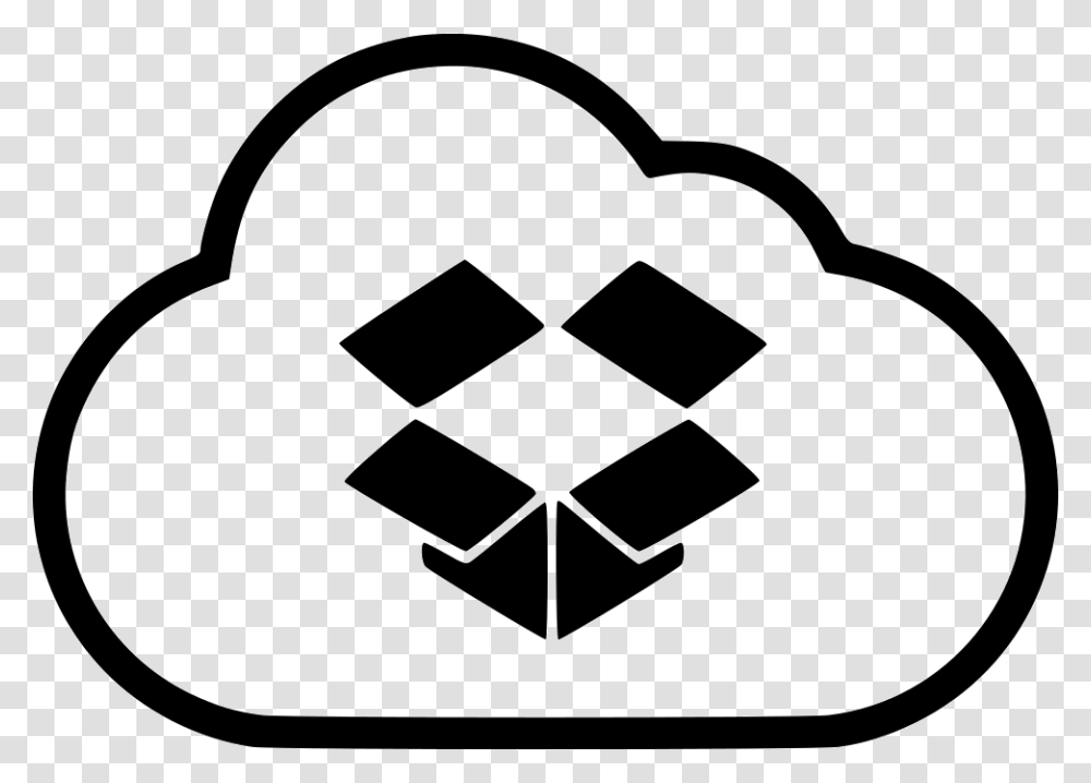 Dropbox Dropbox Folder Icon Mac, Stencil, Logo, Trademark Transparent Png