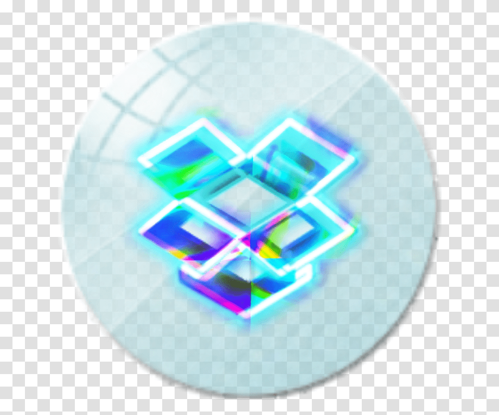 Dropbox Icon Ipicsart Colorful Stickerart, Light, Sphere Transparent Png