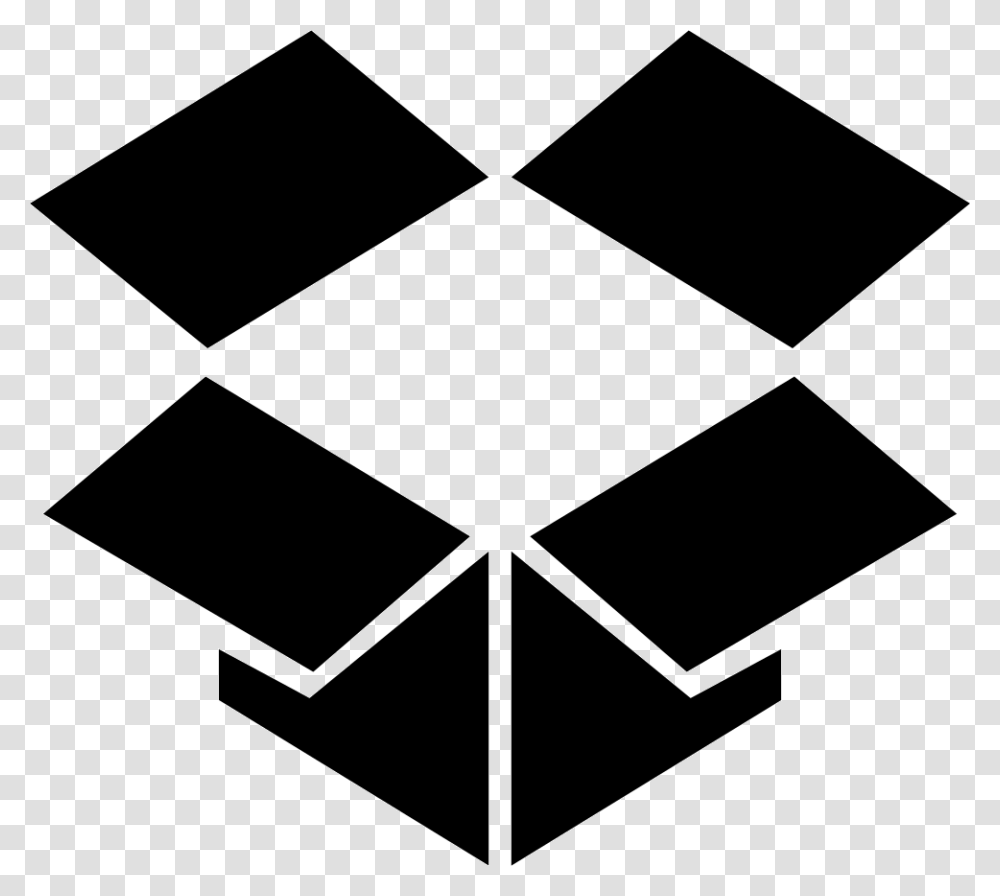 Dropbox Logo Icon Free Download, Rug, Star Symbol, Stencil Transparent Png
