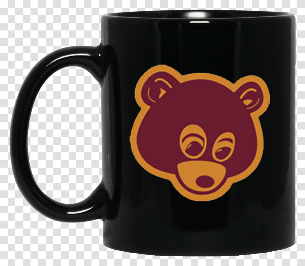 Dropout Bear 11oz Black Mug Kanye West The College Dropout Bear, Coffee Cup, Latte Transparent Png