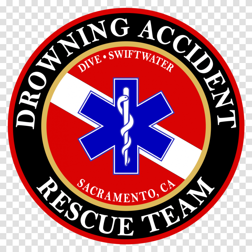 Drowning Accident Rescue Team Star Of Life, Logo, Symbol, Label, Text Transparent Png