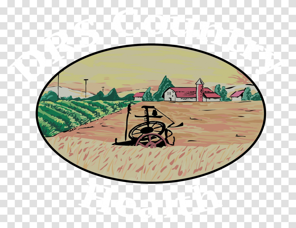 Drs Country Health Tractor, Label, Outdoors, Logo Transparent Png