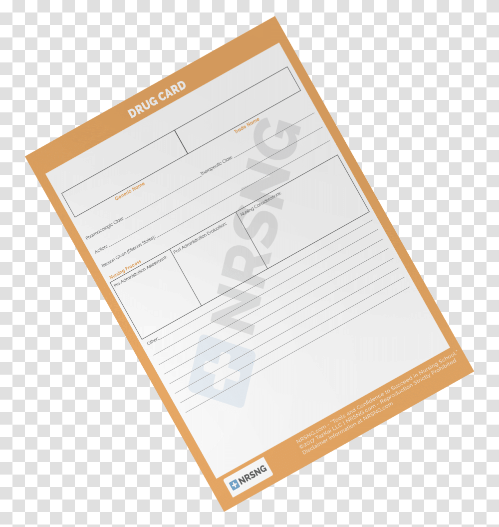 Drug Card Template Nrsng Drug Card Template, Page, Diary, Document Inside Pharmacology Drug Card Template