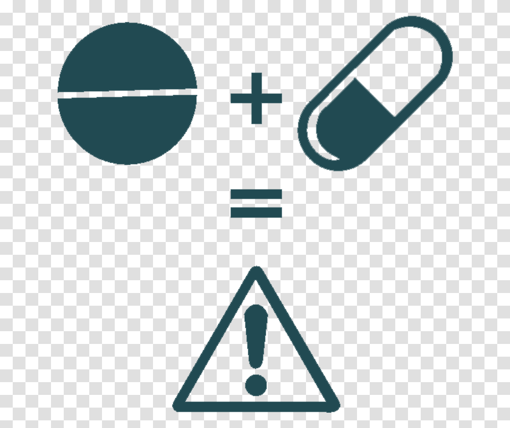 Drug Drug Interaction Clipart, Triangle, Light Transparent Png