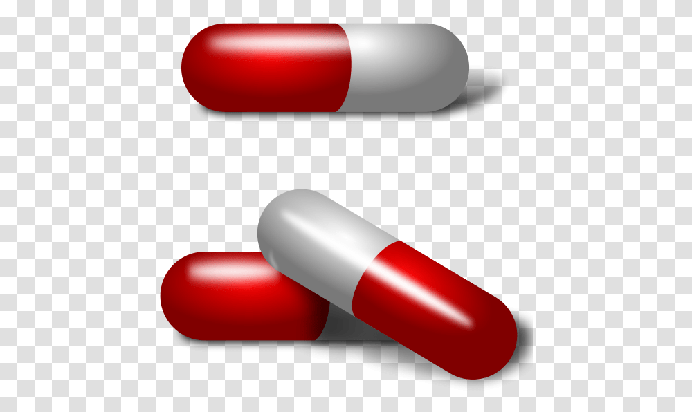 Drugredpill Capsules Clipart, Medication Transparent Png