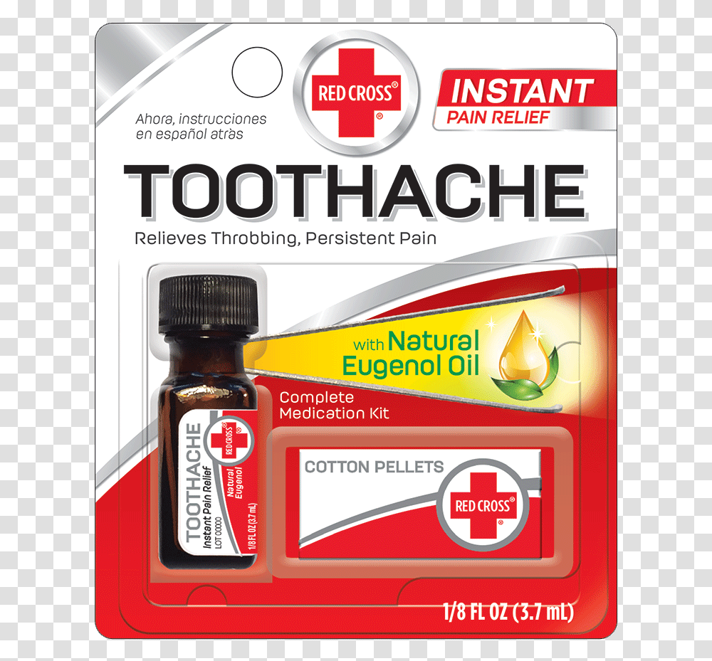 Drugs For Toothache, Bottle, First Aid, Label Transparent Png