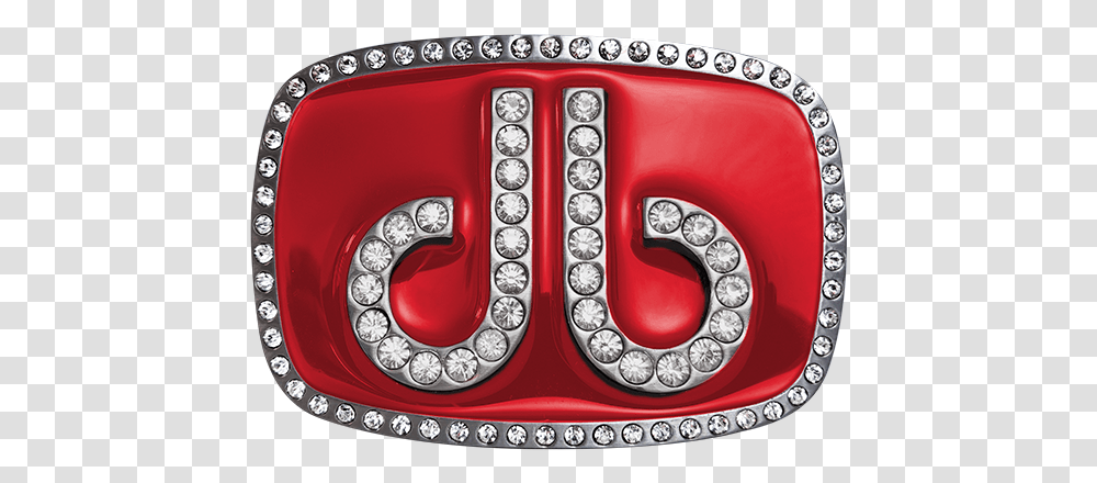 Druh Db Diamante Red Buckle Circle, Accessories, Accessory, Text, Alphabet Transparent Png