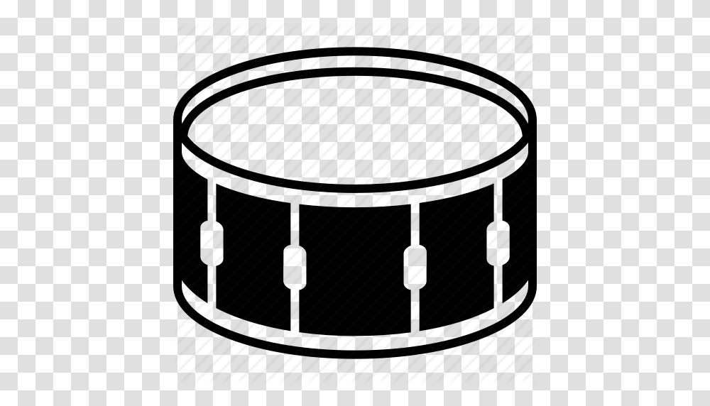 Drum Instrument Music Musical Percussion Side Snare Icon, Cylinder, Musical Instrument, Barrel, Lighting Transparent Png