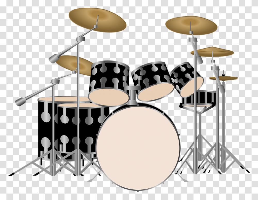 Drum Kit No Background, Percussion, Musical Instrument, Chandelier, Lamp Transparent Png