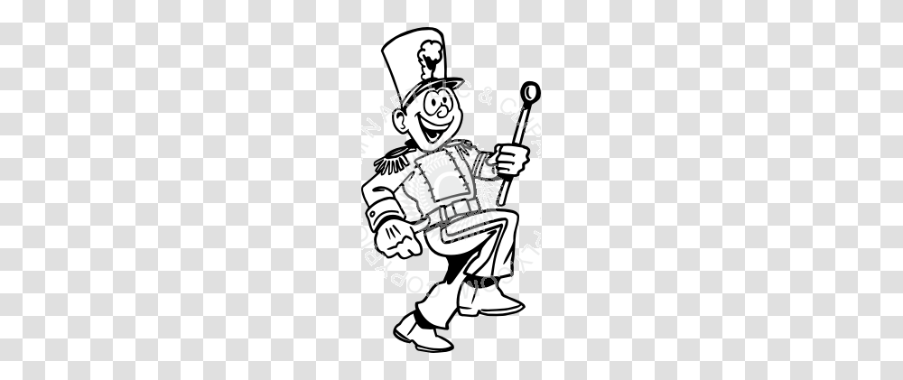 Drum Major Clipart Look, Knight, Performer, Stencil Transparent Png
