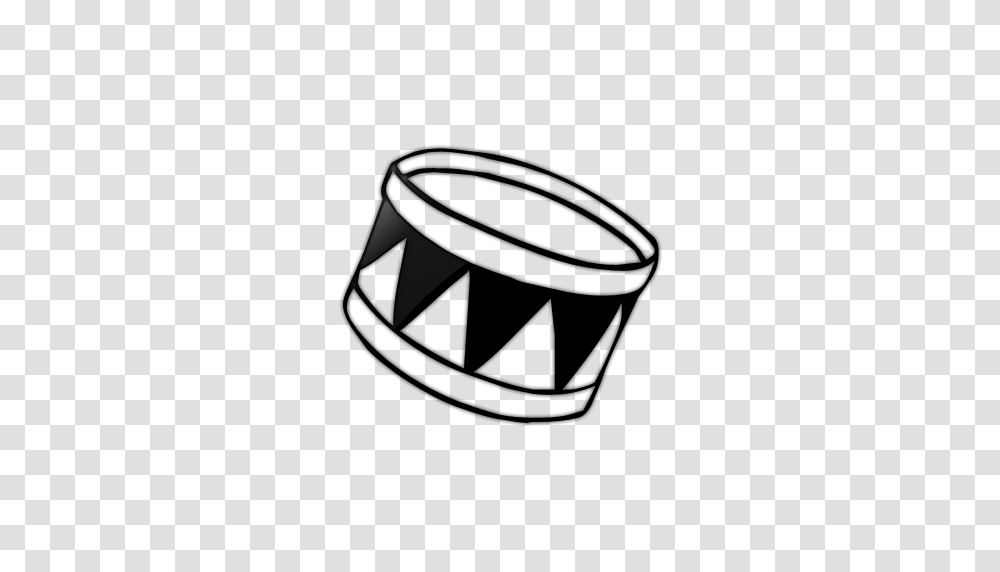 Drum Set Black And White, Percussion, Musical Instrument, Stencil Transparent Png