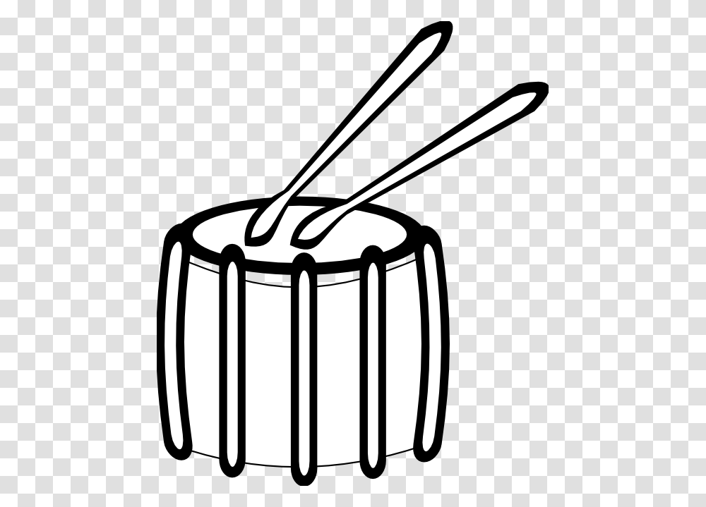 Drum Set Clipart Black And White, Percussion, Musical Instrument, Bow, Kettledrum Transparent Png