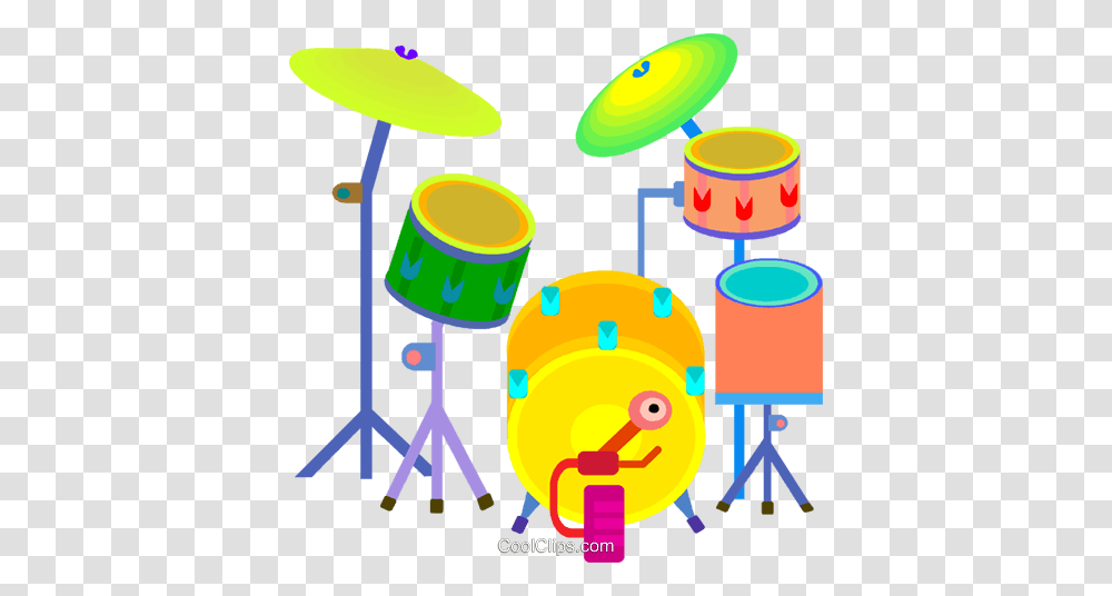 Drum Set Royalty Free Vector Clip Art Illustration, Musical Instrument, Percussion, Flyer Transparent Png