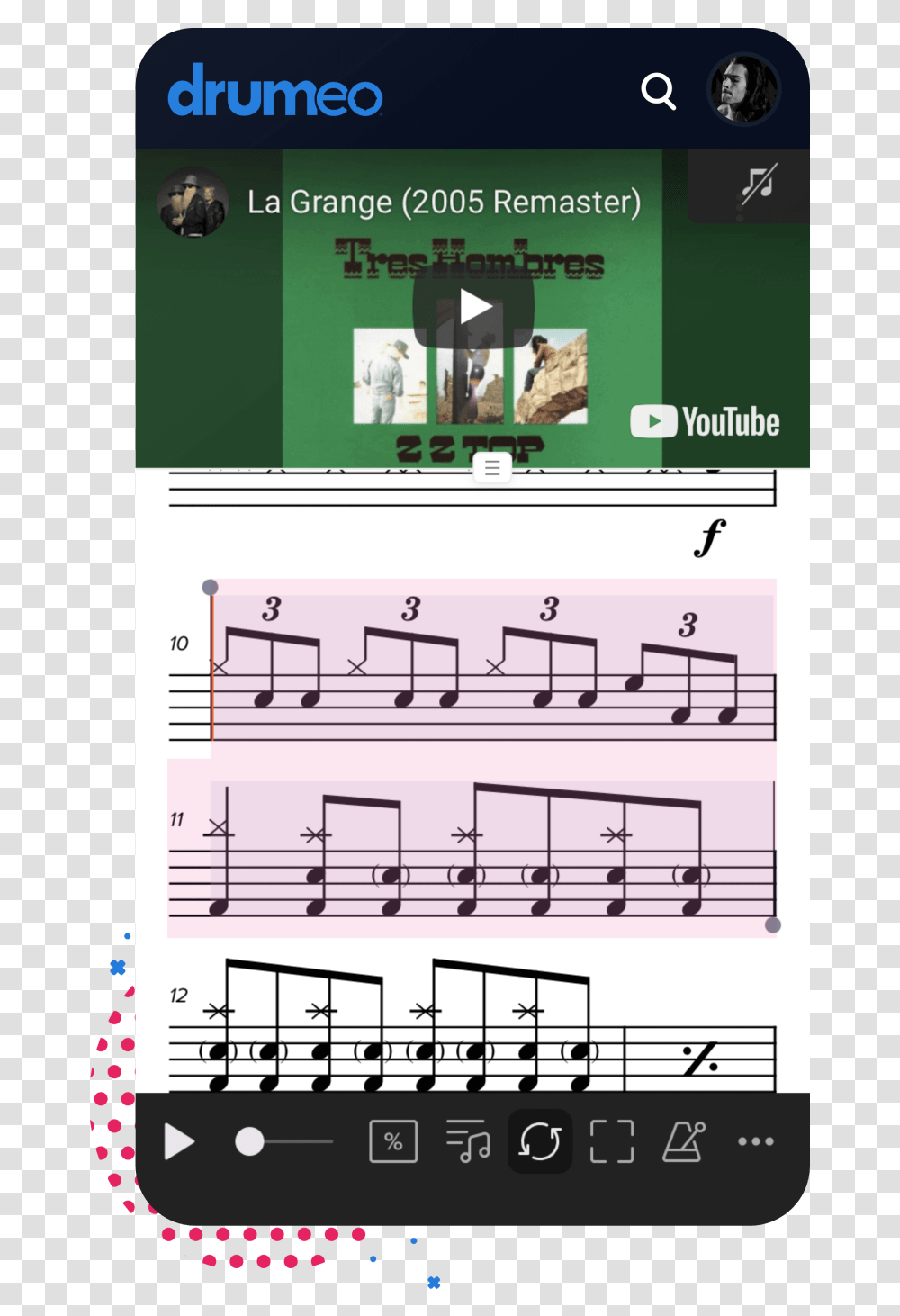 Drumeo The Ultimate Online Drum Lesson Experience Music Book, Person, Human, Sheet Music, Text Transparent Png