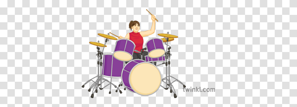 Drummer General People Music Rock Band Instrument Percussion Drums, Musician, Person, Musical Instrument, Human Transparent Png