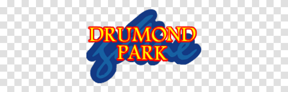 Drumond Park Drumond Park Logo, Text, Alphabet, Leisure Activities, Crowd Transparent Png