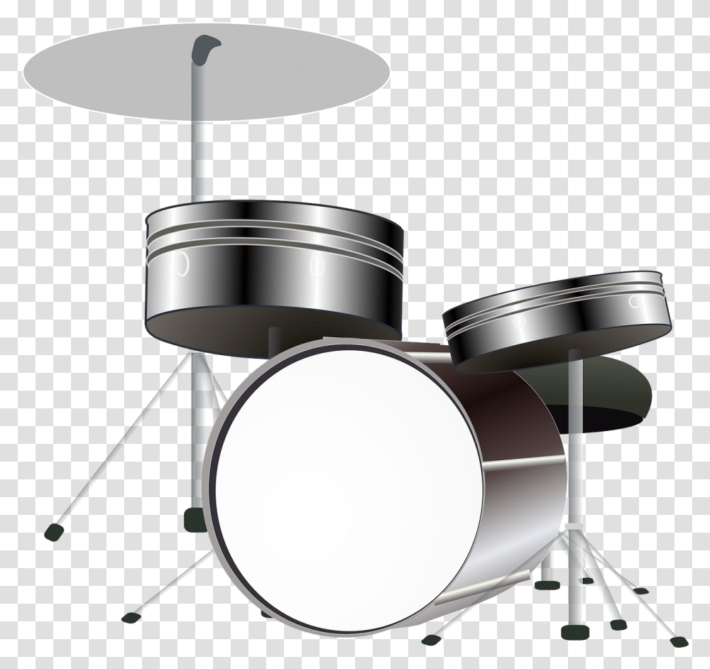 Drums Set Drum Free Vector Graphic On Pixabay Loud Sounds Musical Instruments, Lamp, Percussion Transparent Png