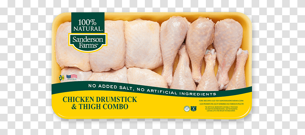 Drumsticks Amp Thighs Combo Chicken Leg Quarters Package, Hot Dog, Food, Bread, Animal Transparent Png
