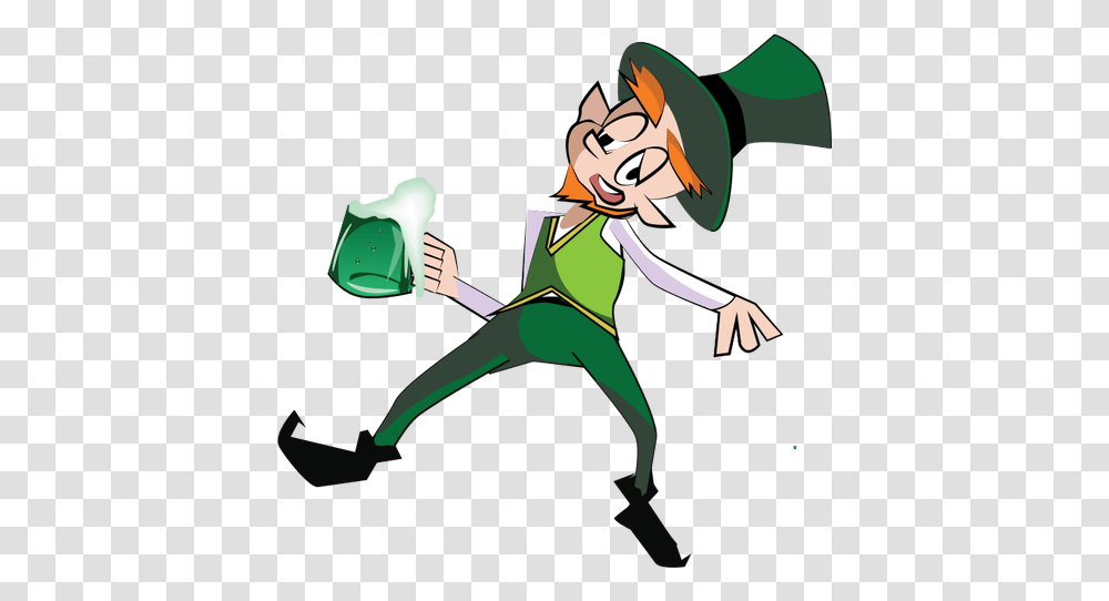 Drunk Leprechaun Image, Costume, Person, Leisure Activities, Performer Transparent Png