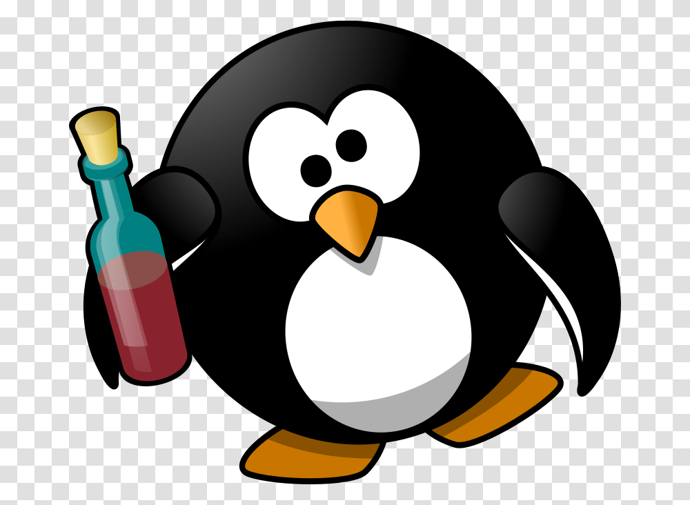 Drunk Penguin, Bird, Animal Transparent Png