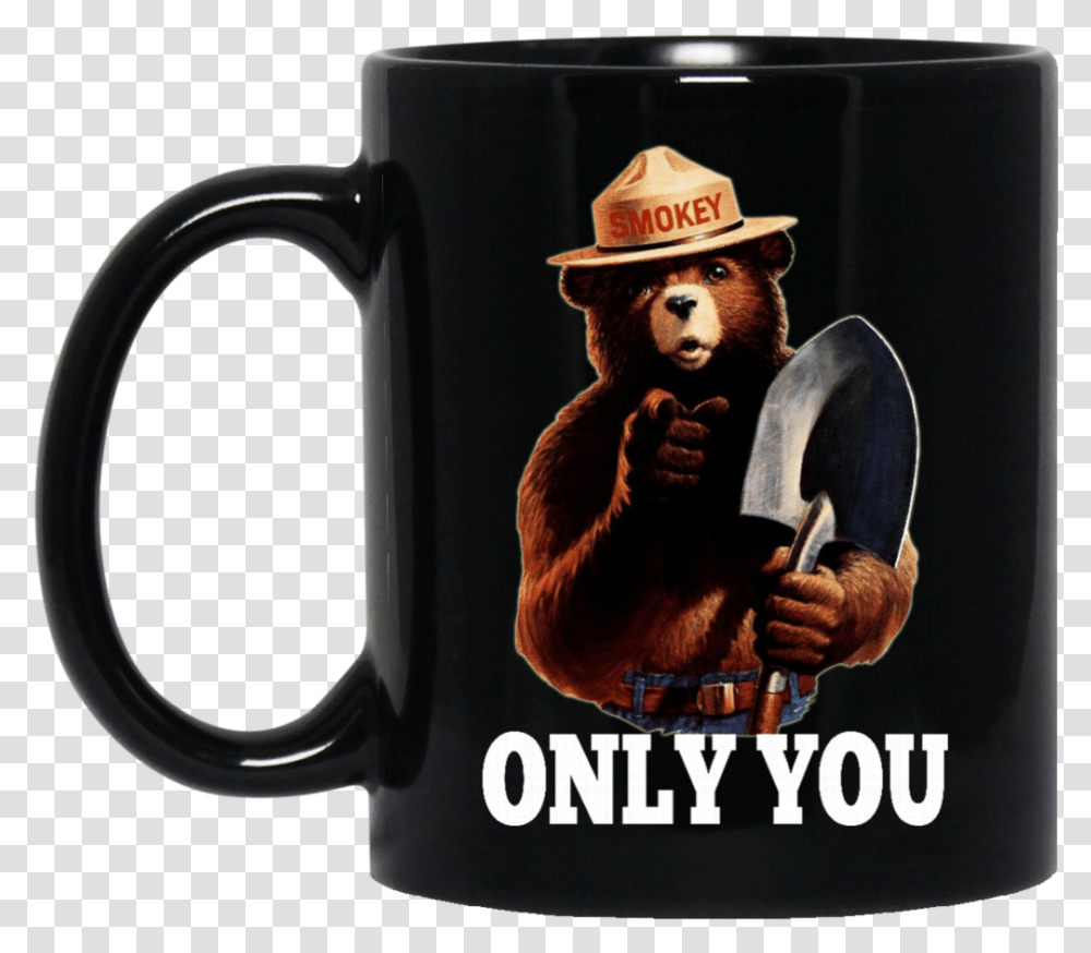 Drunk Smokey The Bear, Coffee Cup, Hat, Apparel Transparent Png