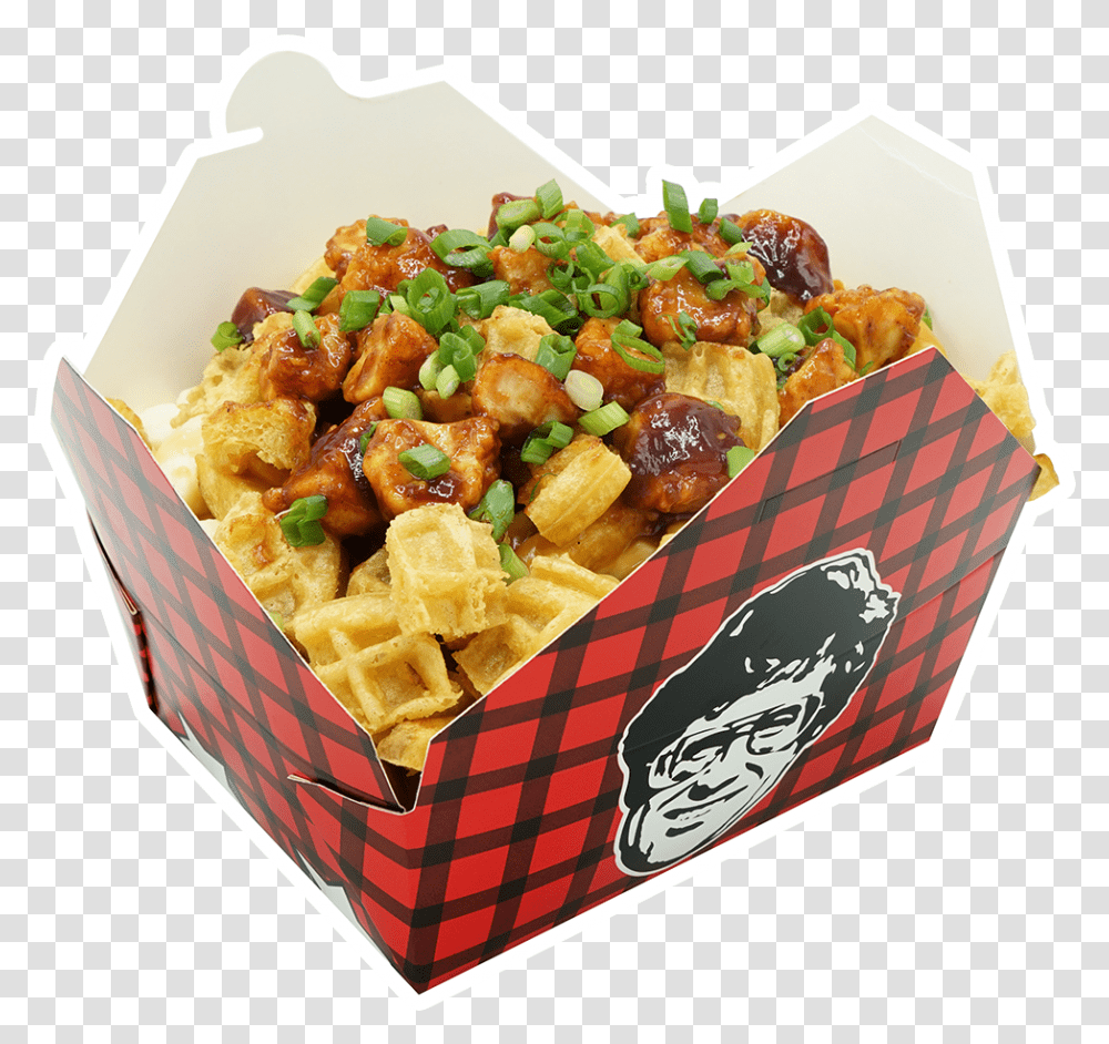 Drunken Chicken And Waffle Drunken Chicken And Waffle Poutine, Food, Meal, Hot Dog, Dish Transparent Png