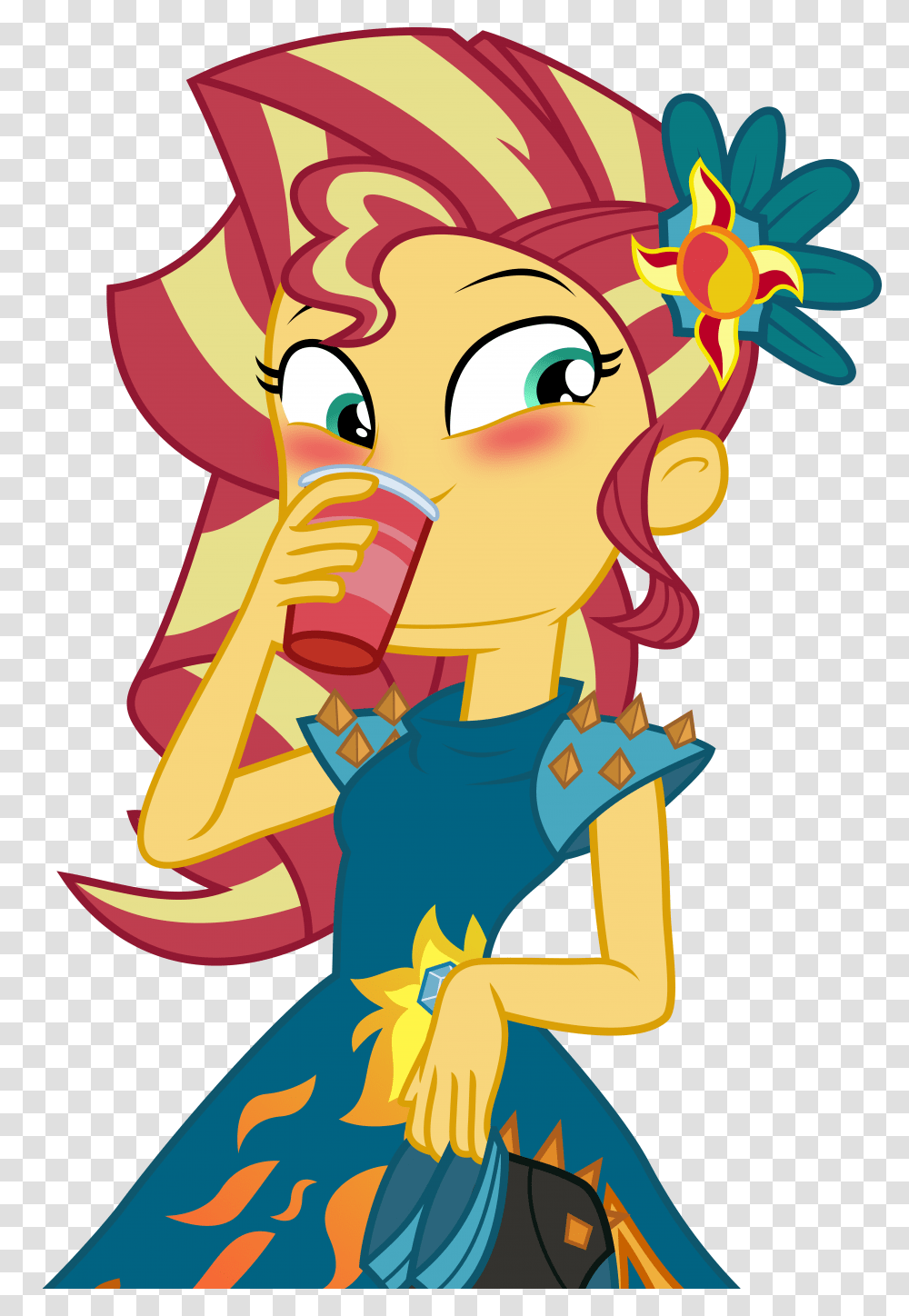 Drunkset Shimmer My Little Pony Equestria Girls Know Your Meme, Cream, Dessert, Food Transparent Png
