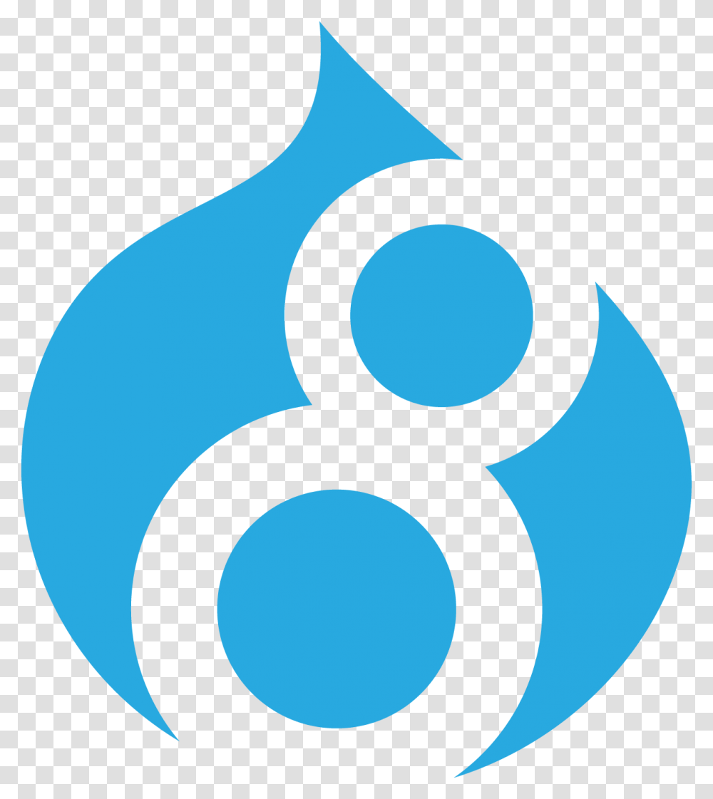 Drupal 8 Logo, Number, Trademark Transparent Png