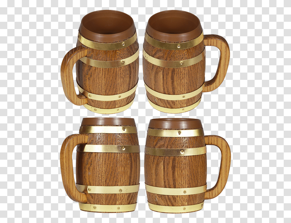 Drvena Halba Za Bira, Barrel, Keg Transparent Png