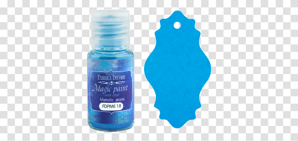 Dry Paint Magic With Effect Metallic Jeans 15ml Color, Bottle, Cosmetics, Person, Human Transparent Png