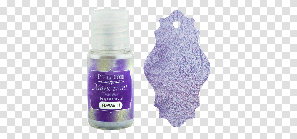 Dry Paint Magic With Effect Purple Crystal 15ml Paint, Cosmetics, Deodorant, Beer, Alcohol Transparent Png