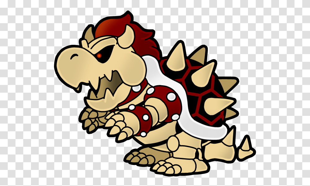 Dry Paper Bowser By The Paper Mario Dry Bowser, Food, Animal, Sea Life, Seafood Transparent Png