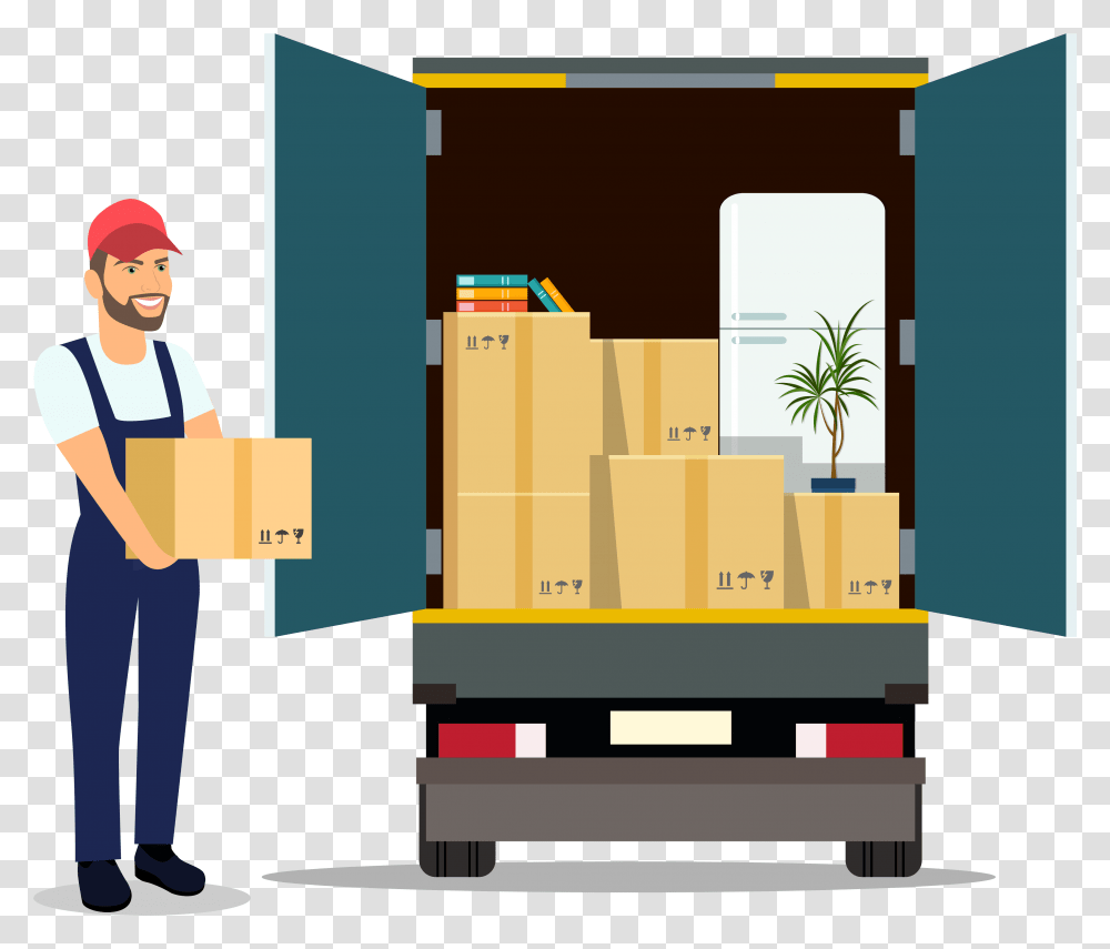 Dry Ridge Moving Relocation, Package Delivery, Person, Carton, Box Transparent Png