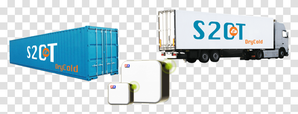 Drycold Containerquotwidthquot300 Trailer Truck, Shipping Container, Vehicle, Transportation, Freight Car Transparent Png