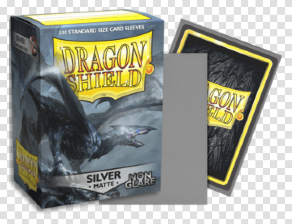 Ds 100 Pack Matte Non Glare Silver Dragon Shield Sleeves, Advertisement, Poster, Flyer, Paper Transparent Png