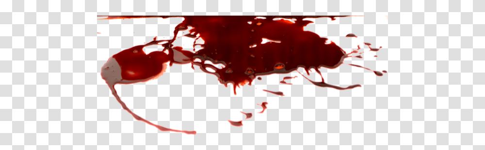 Dsrk Red Sparyed Blood Free Download Blood On Floor, Lobster, Food, Outdoors, Stain Transparent Png