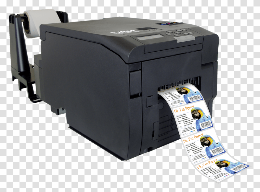 Dtm Print Has Launched The Dtm Cx86e Color Tag Printer Label Printer, Machine, Box Transparent Png