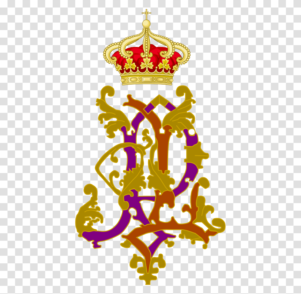 Dual Cypher Of King Luis I And Queen Maria Pia Of Portugal Illustration, Crown, Jewelry, Accessories Transparent Png