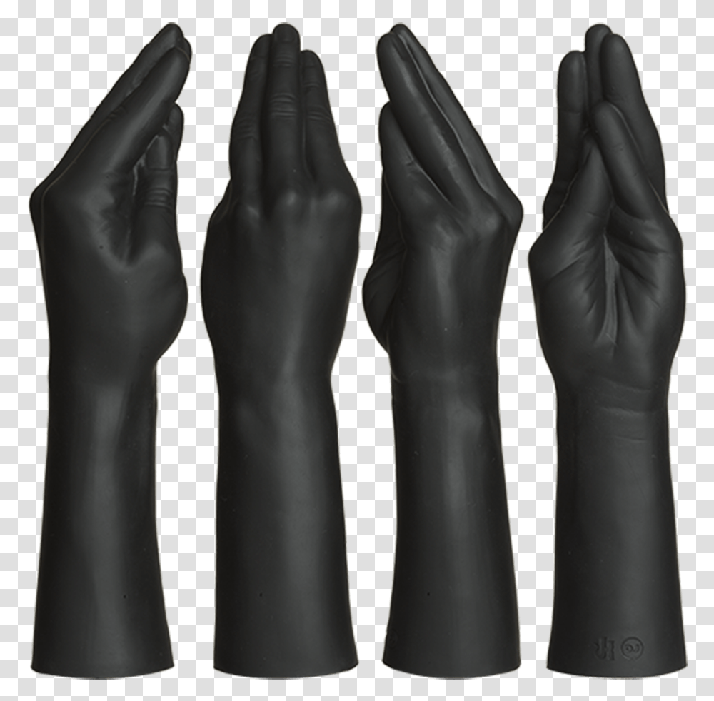 Dual Density Fist Stretching Hand Black Leather, Apparel, Torso Transparent Png