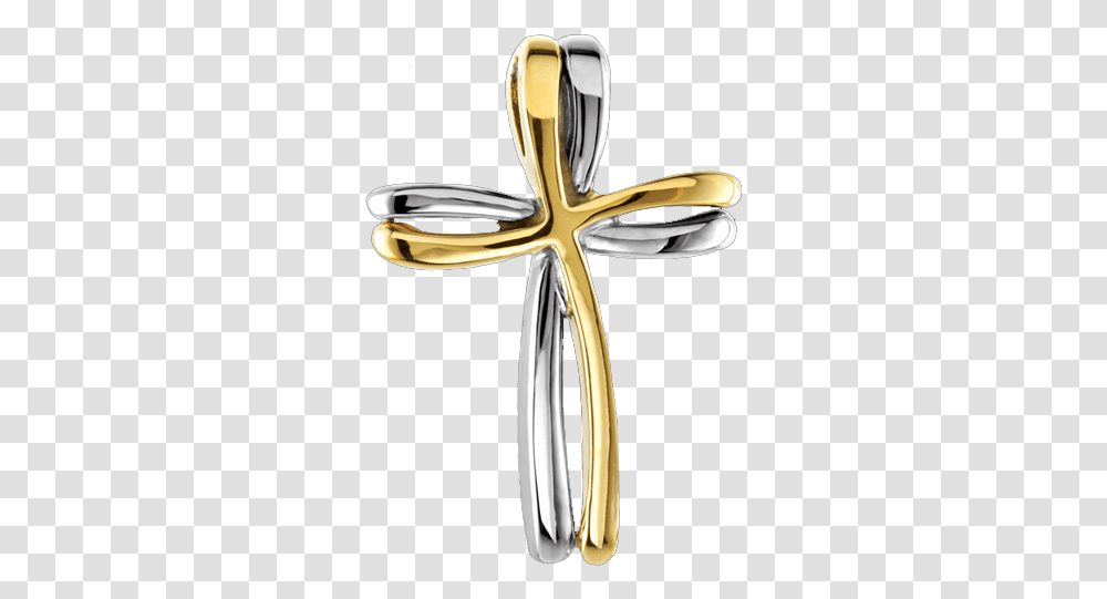 Dual Design Gold Cross Pendant Locket, Crucifix, Sink Faucet Transparent Png