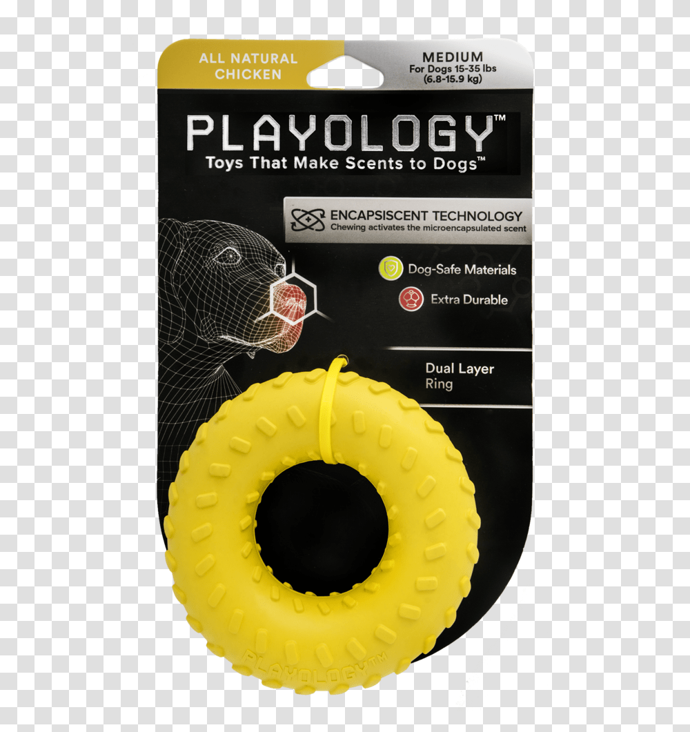 Dual Layer Ring Yellow W Material Is Playology Dog Toys, Poster, Advertisement, Food Transparent Png