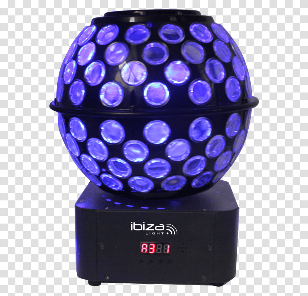Dual Light Effect With Gobos & Rgbw Beams Ibiza Light Effect Moving Ball, Wristwatch, LED, Lamp, Lighting Transparent Png