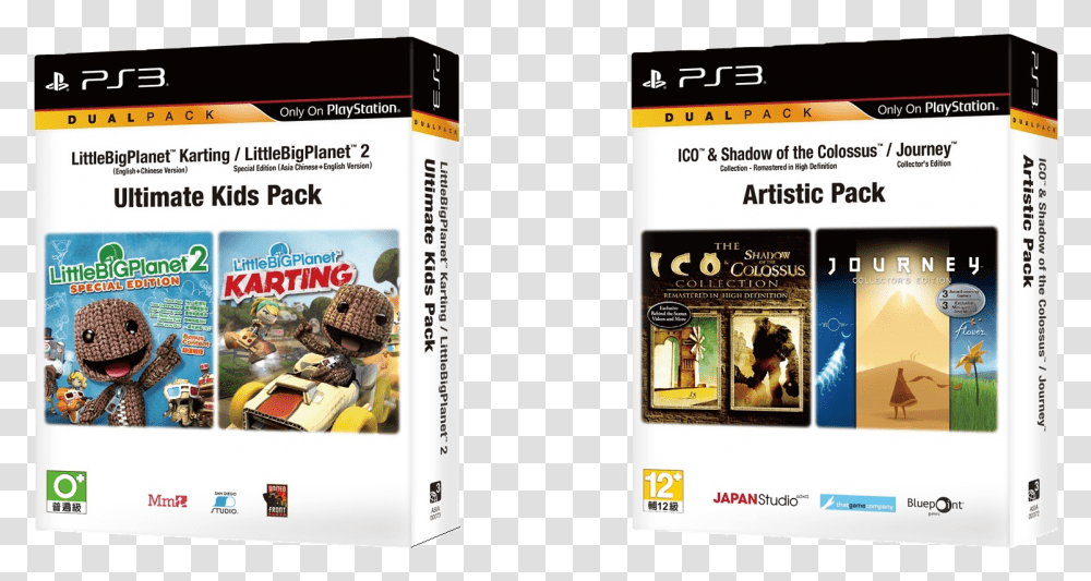 Dual Pack Title List Ico Amp Shadow Of The Colossus, Person, Human, Food Transparent Png