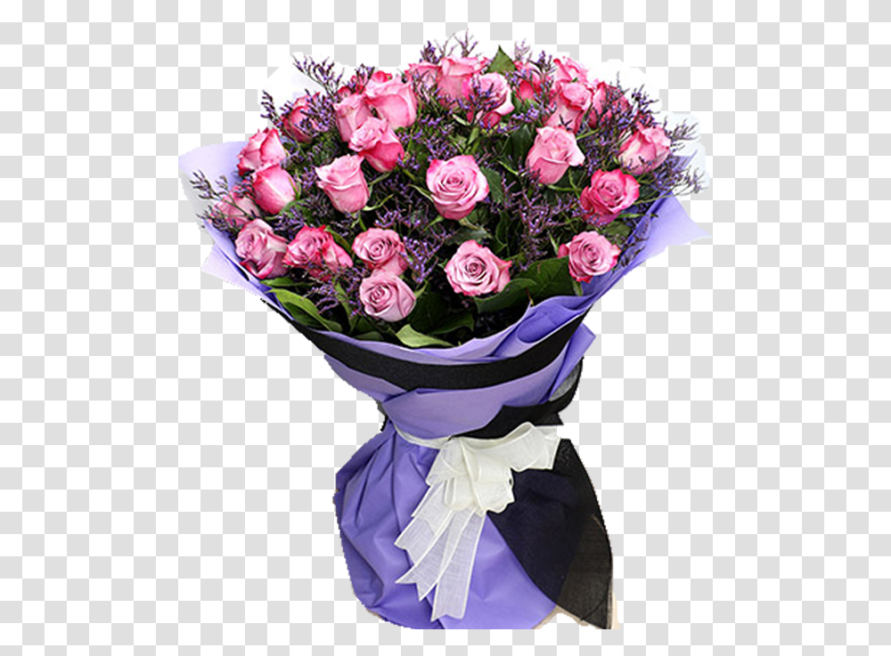 Dual Shade Purple Roses Bouquet Parpule Roses, Plant, Flower Bouquet, Flower Arrangement, Blossom Transparent Png