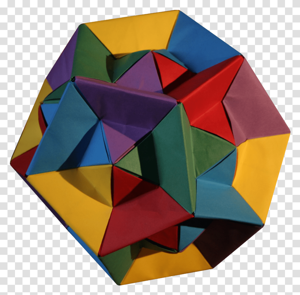 Dual Triangles By Tomoko Fuse, Origami, Paper Transparent Png